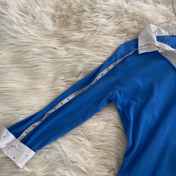 Kim Rodgers blue collared sweater button up business shirt top blouse size S - Picture 9 of 17